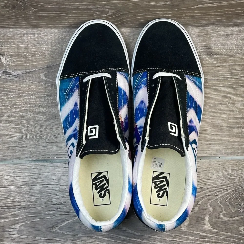Vans Old Skool x Karl Jacob’s Dream Smp Men’s Sz 13 Black Suede Anime Sneakers